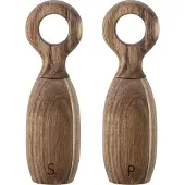 Bloomingville peper- en zoutmolen hout 21 cm.