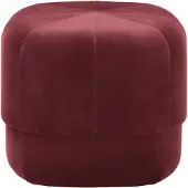 Normann Copenhagen Circus poef donkerrood