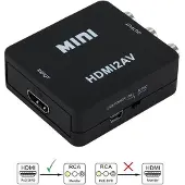 Dolphix HDMI naar Tulp Composiet AV converter / zwart