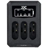JJC DCH-NPBX1T USB Triple Battery Charger (voor Sony NP-BX1)