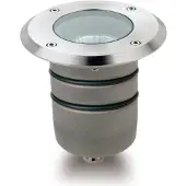LEDS-C4 Waterbestendige inbouwlamp AQUA, alu / grijs / zink, Roestvrij staal, Modern