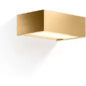 DECOR WALTHER Wandlamp Box N, dimbaar, messing / goud, Badkamer, Messing, Modern, Wandlamp