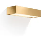 DECOR WALTHER Wandlamp Box N, dimbaar, messing / goud, Badkamer, Messing, Modern, Wandlamp