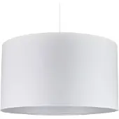 Duolla Hanglamp Roller, dimbaar, wit / opaal, Woon-/ Eetkamer, Textiel / Stof / Zijde, Modern, Hanglamp