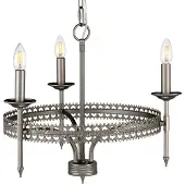 Elstead Lighting LED Kroonluchter | 3X E14 Max 60W | Dimbaar | Iron Gate