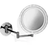 DECOR WALTHER Make-up Spiegel BS 17 Touch LED Chrome (5x Magnification)