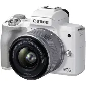 Canon EOS M50 Mark II M15-45 S White