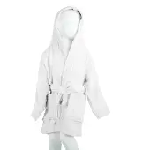 The One Towelling Kinder Badjas Wit - 135/150