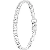 Lucardi Jongens - Armband met plating - Cadeau - Echt Zilver - Zilverkleurig