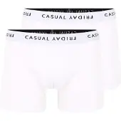 Casual Friday Boxershorts 'Norh' zwart / wit