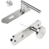 Bouwsales Knop-/krukgarnituur roestvaststaal massief hks-model afgerond PC72