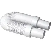 Mcalpine flexibele afvoerbuis 2x spie 40 x 40mm
