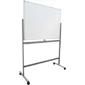 Ivol Whiteboard Verrijdbaar - Dubbelzijdig - Magnetisch - 90x120 cm