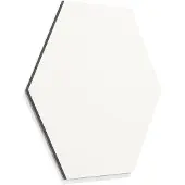 Smit Visual Design frameless whiteboard - Zeshoek - Wit - 58 cm
