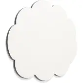Smit Visual Design frameless whiteboard - Denkwolk - Wit - 88x118 cm