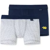 Schiesser Onderbroek blauw / wit