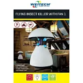 Weitech Ventilatorlamp Tegen Vliegende Insecten