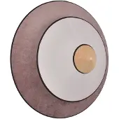 Forestier Wandlampe , Cymbal S, Roze / Rosé, Woonkamer, Stof, Designer