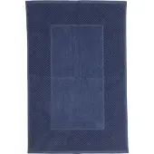 The One Towelling Badmat Velours Kleur: Denim