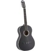 Lapaz C30BK 4/4-formaat klassieke gitaar matzwart