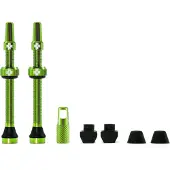 Muc Off Aluminium Tubeless Valve Groen,Zwart 60 mm