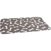 Flamingo Hondendeken Fleece Botmotief Grijs