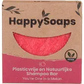 Happy Soaps Shampoo Bar - You're One in a Melon - Krullen en Droog Haar - 100% Plasticvrij, Natuurlijk en Vegan - 70gr