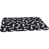 Flamingo Hondendeken Fleece Botmotief Zwart