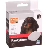 Flamingo Inlegkruisje hond – Loopsheidbroekje hond – Tyna Wit S – 30 stuks – voor loopsheid & incontinentie