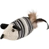 Flamingo Kattenspeelgoed Pirin Rat met Veren