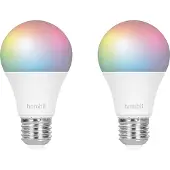 Hombli Smart Bulb E27 dimbaar wit en kleur Duo-pack