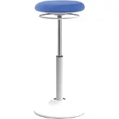 Euroseats Zit-sta-kruk Stof Blauw, wit Mango