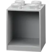 LEGO Kastje met 4 noppen - grijs