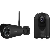 Foscam R4M-W, Beveiligings-IP-camera, Binnen gebruik, Draadloos, CE, FCC, Tafelmodel, Wit