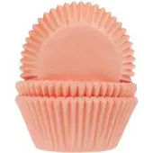 House of Marie Cupcake Vormpjes - Abrikoos - pk/50 - Baking Cups voor Muffins en Cupcakes