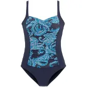 LASCANA Badpak lichtblauw / donkerblauw