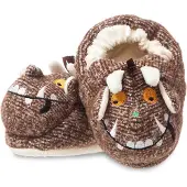 Aurora Gruffalo babyslofjes bruin 11 cm