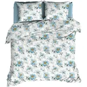 Satin d'or Dekbedovertrek Rafaella Blue Satijn-200 x 200 / 220 cm | 2-Persoons