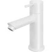 Hotbath Cobber wastafelkraan met rechte uitloop wit mat