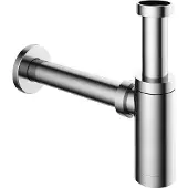 Hotbath P035 Wastafelsifon - Chroom - Messing - 8719638616379 - Wastafels, Sifons