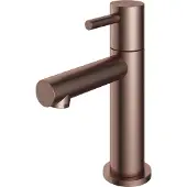 Hotbath Fonteinkraan cobber 1-hendel recht 14.8 cm rond geborsteld koper pvd