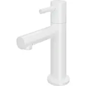 Hotbath Fonteinkraan dude 1-hendel recht 14.8 cm rond mat wit