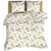 Satin d'or Dekbedovertrek Rafaella Geel Satijn-140 x 200 / 220 cm | 1-Persoons