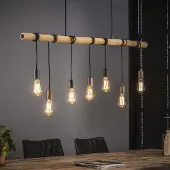 Gister&Vandaag Hanglamp 7L Bamboo wikkel, Hanglamp 7L bamboo wikkel