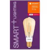 Ledvance Smart+ Zigbee E27 Edison Classic Filament Goud 6W 680lm - 825 Zeer Warm Wit | Dimbaar - Vervangt 50W