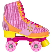 Nijdam rolschaatsen Chevron dames roze mt 33/34 online kopen