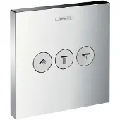Hansgrohe Showerselect S thermostatische inbouw douchekraan 3 functies glanzend chroom