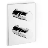 Blaufoss Smartbox de Luxe thermostatische inbouw douchekraan 2 functies glanzend chroom
