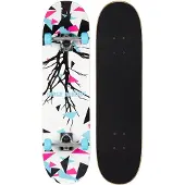 Black dragon Skateboard - Street Natives - Wit/Blauw - 100KG
