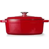 Cuisinova braadpan ovaal - 23 x 29 cm - rood